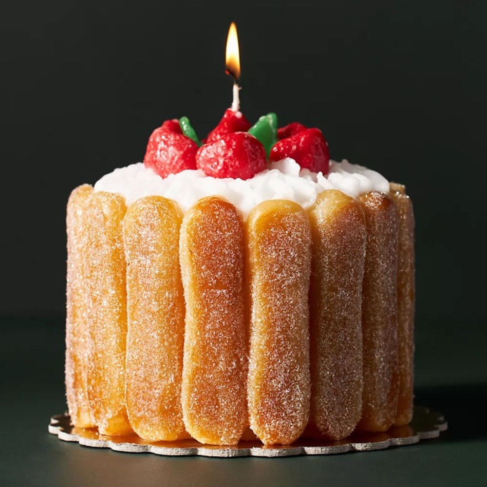 ISO Strawberry Dessert Wax Candle